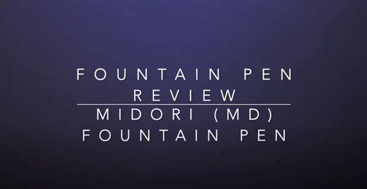 Midori (MD) Fountain Pen Review by Mick L aka the_offstage_me