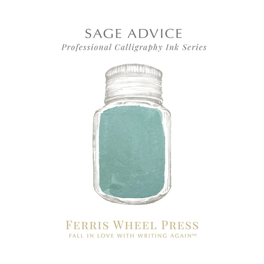 Ferris Wheel Press - Calligraphy Ink - Sage Advice 28 ml