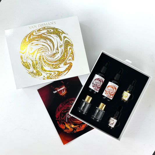 Van Dieman’s Fusion - Fountain Pen Ink Mixing Kit - The Gold Pack