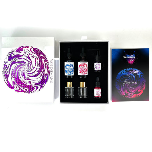 Van Dieman’s Fusion - Fountain Pen Ink Mixing Kit - The Purple Pack