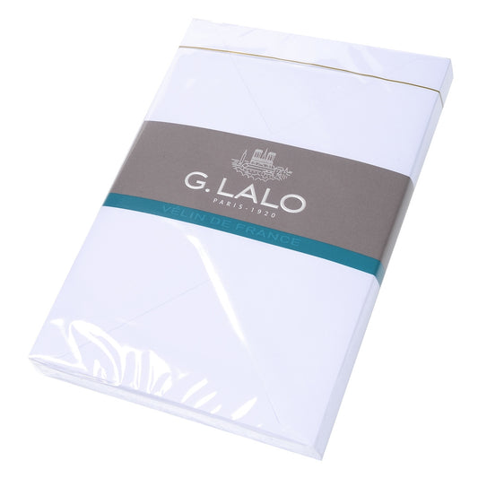 G. Lalo - "Vélin de France" Pack of 20 Envelopes C6 Size - White