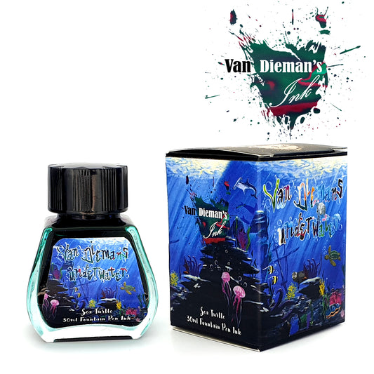 Van Dieman’s Sea Turtle - High Saturation Fountain Pen Ink