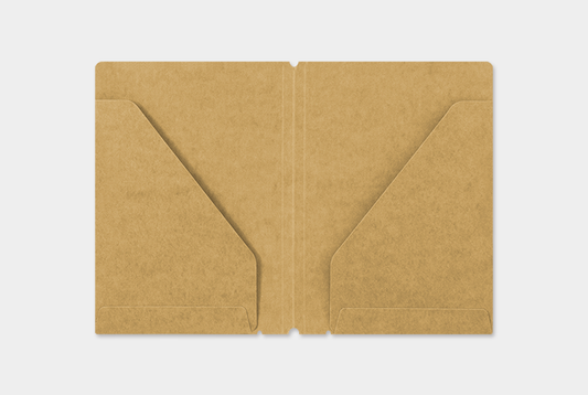 TRAVELER'S COMPANY Notebook Passport Insert 010 - Kraft Paper Folder