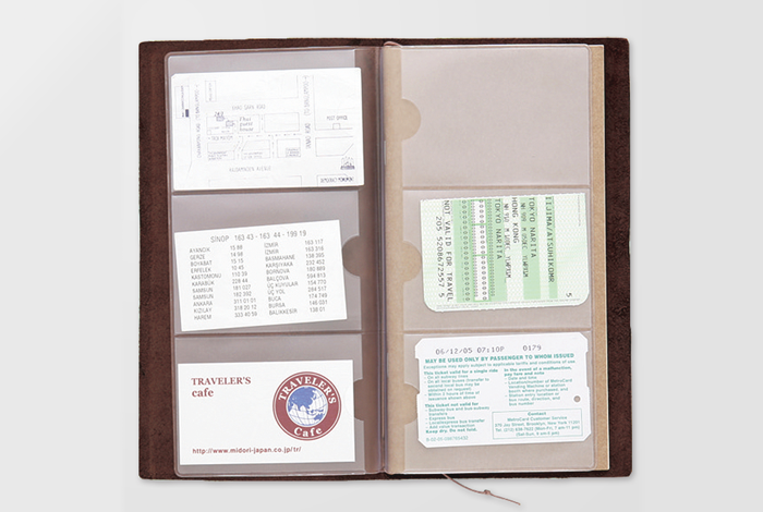 TRAVELER'S COMPANY Notebook Regular Insert 007 - Card File