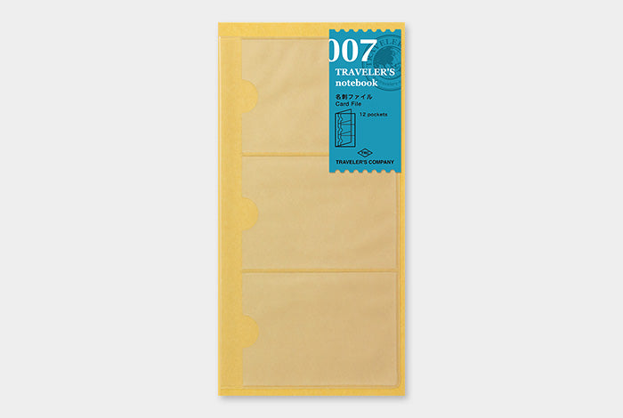 TRAVELER'S COMPANY Notebook Regular Insert 007 - Card File