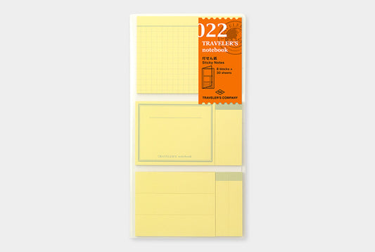 Traveler's Company Notebook Regular Accessory 022 - Sticky Notes