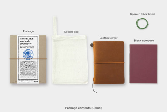 Traveler's Company - Notebook Starter Kit - Camel - Passport