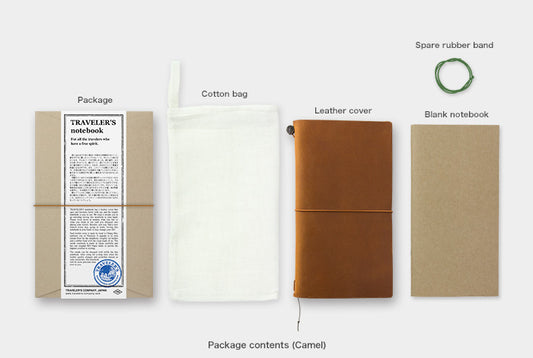 Traveler's Company - Notebook Starter Kit - Camel - Regular